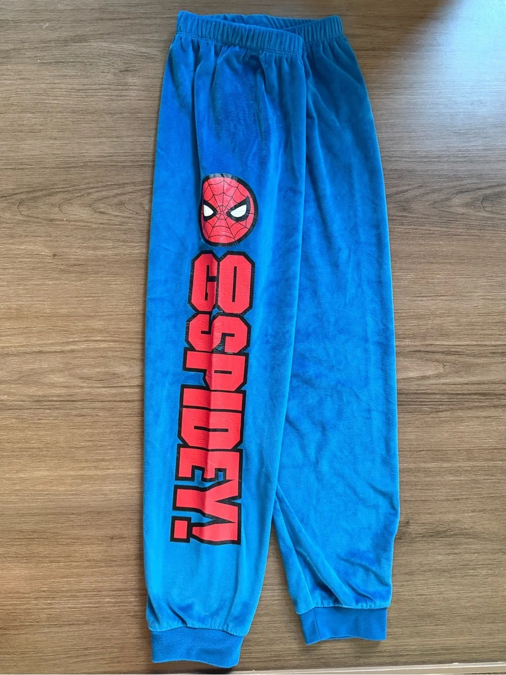 Disney Spider-Man Red and Blue Cozy Pajama Set 7/8